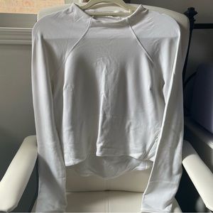 Lululemon White Longsleeve Top
